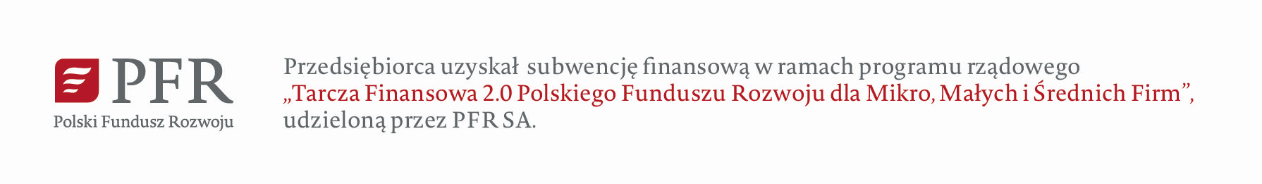 Plansz informacyjna Polskiego Funduszu Rozwoju